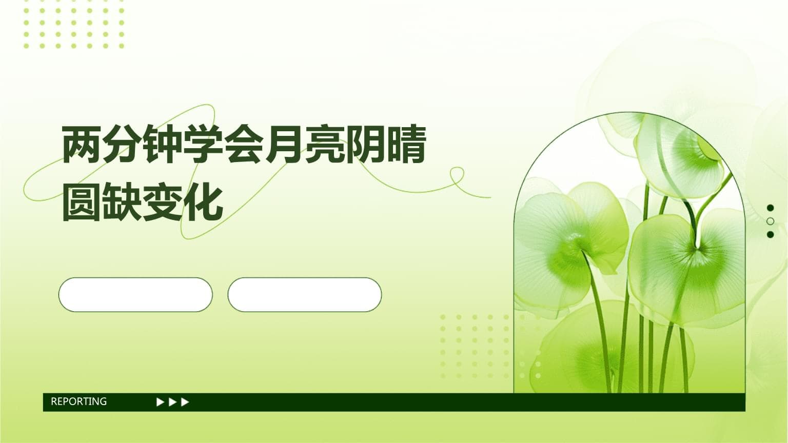 两分钟学会月亮阴晴圆缺变化