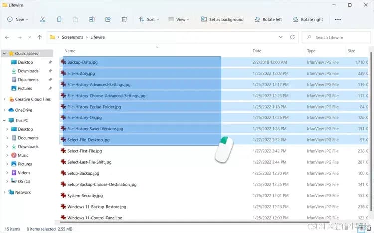 Windows 如何选择多个文件？连续选择和间隔选择都有方法