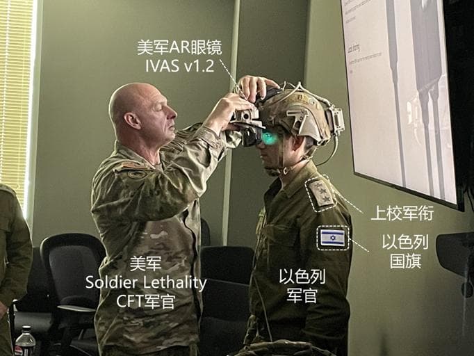 以色列军官接受美军AR眼镜培训，或明年投入中东战场