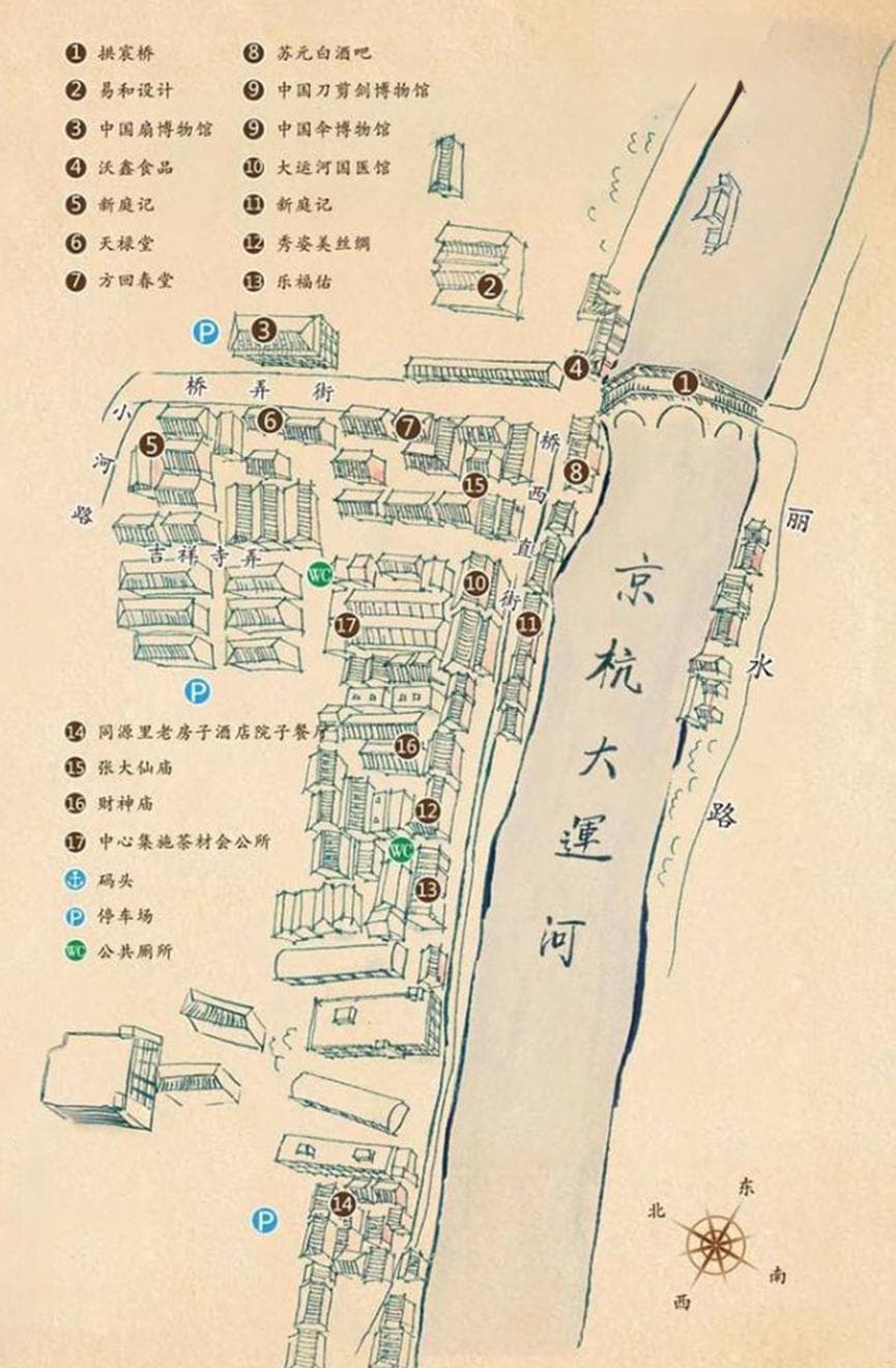 杭州运河文化转化核心承载地：三大历史街区的保护与开发