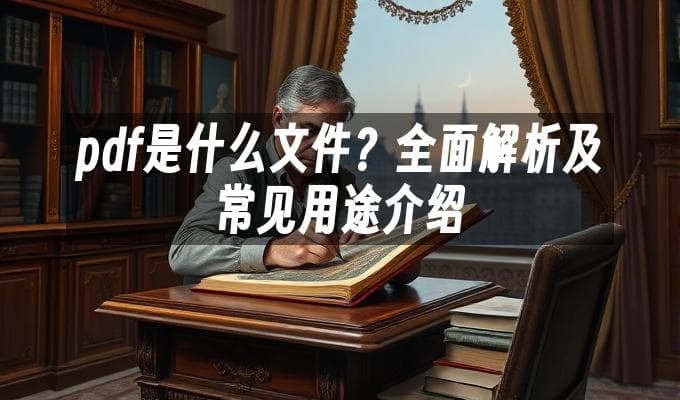 PDF是什么文件？全面解析及常见用途介绍