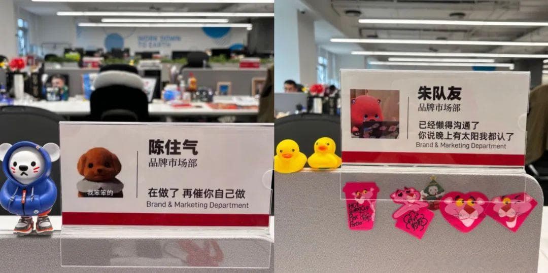 小红书上，正在流行“发疯工牌”