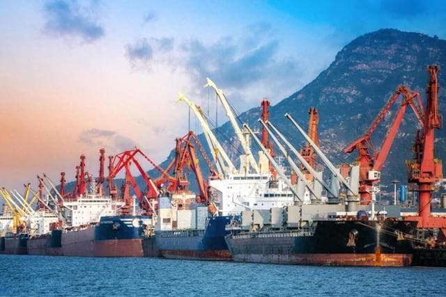 2024年1-10月中国主要港口货物吞吐量排名：上海港重返第二，青岛港超越天津港