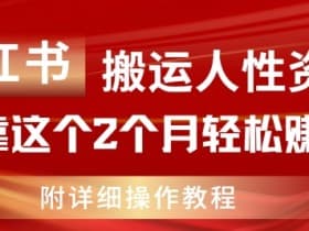 如何通过小红书掘金赚钱，冷门赛道的实战案例分享