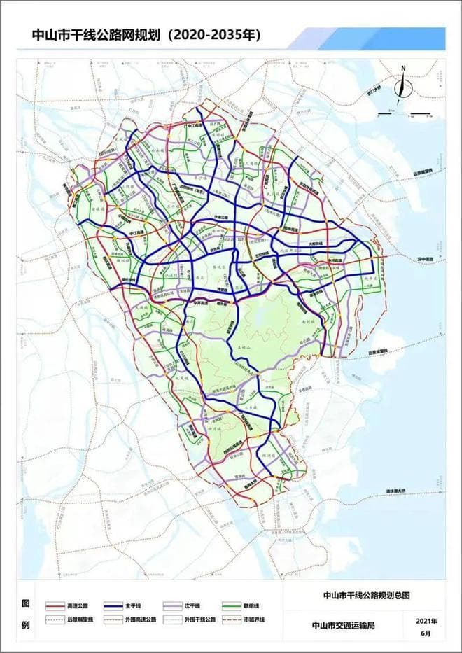 中山市北部快线公路规划详解：全长50公里，分段建设推进中