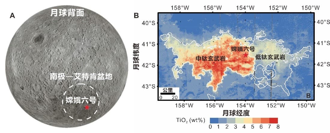 嫦娥六号月球样品首次揭示月背火山活动历史和月幔性质