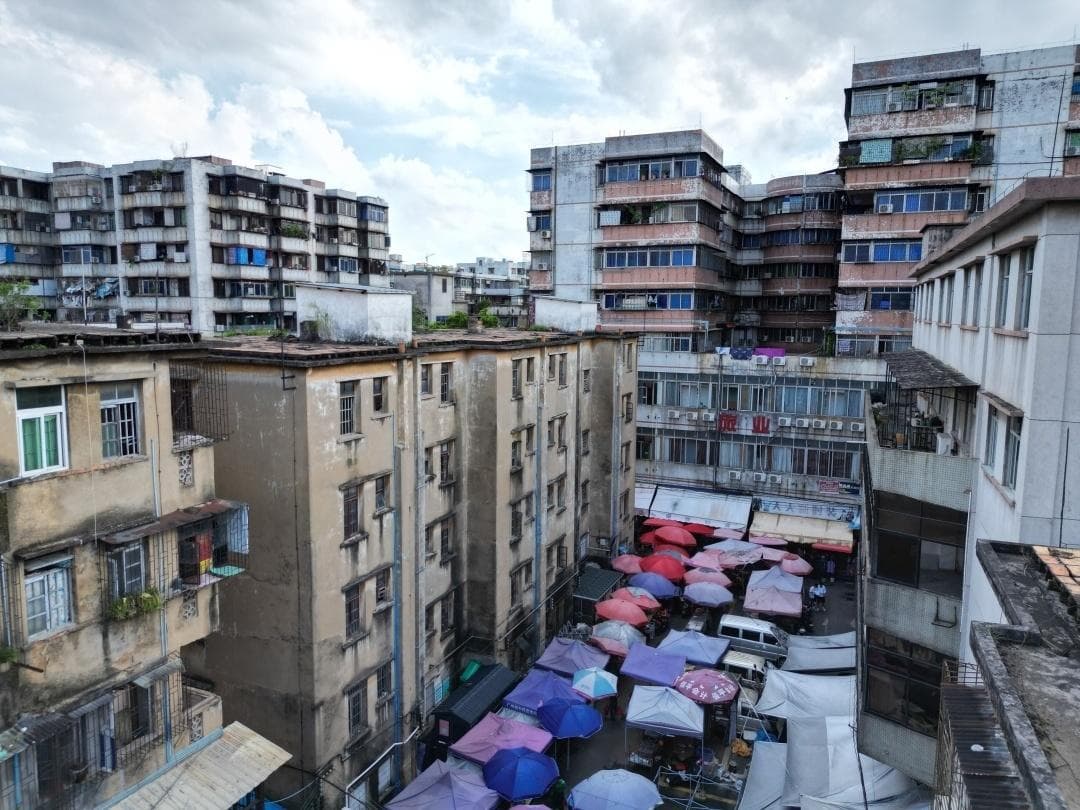 广州北站东侧小区，连片“焕新”进行时