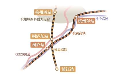 桐庐到杭州有多远？18分钟