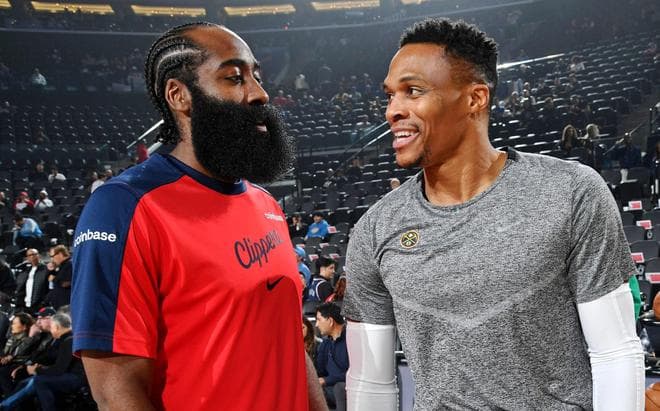 24日NBA前瞻：哈登威少冲击新得分里程碑 火箭战掘金剑指10连胜