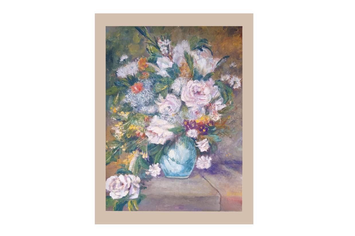 潘玉良花卉油画