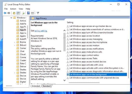 Windows11怎么禁用后台应用程序_Windows11禁用后台应用教程