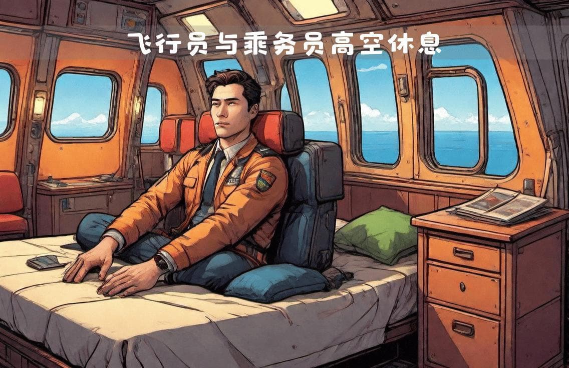 揭秘长途飞行：飞行员与乘务员如何在飞机上休息？