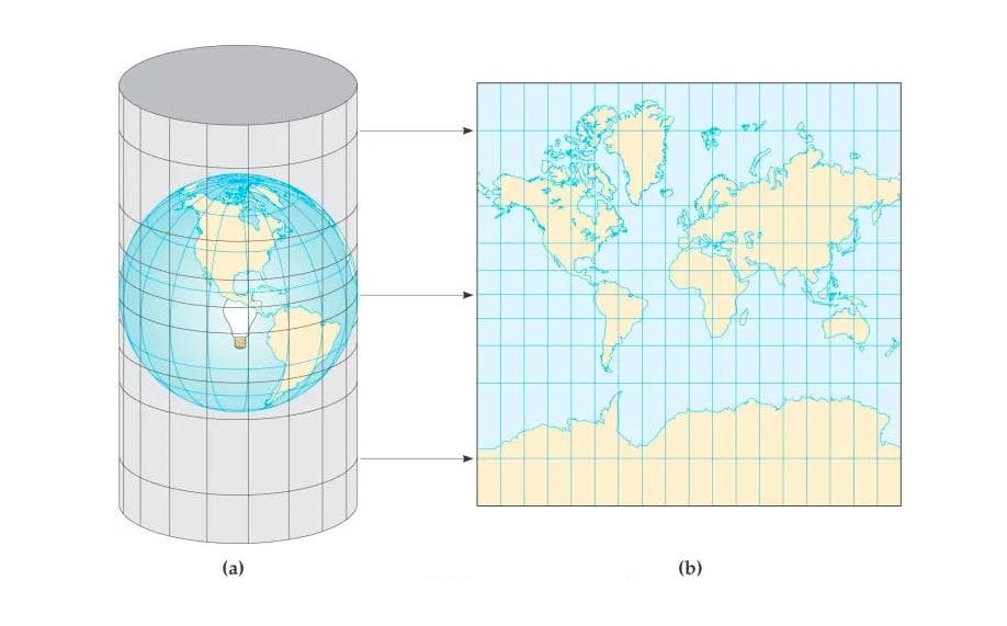 什么是伪墨卡托投影（Pseudo-Mercator）