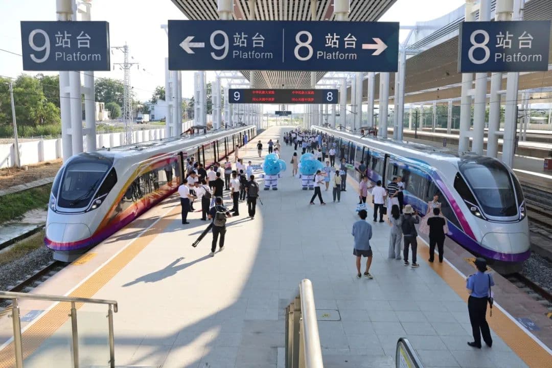 三亚至乐东旅游铁路今日开通运营
