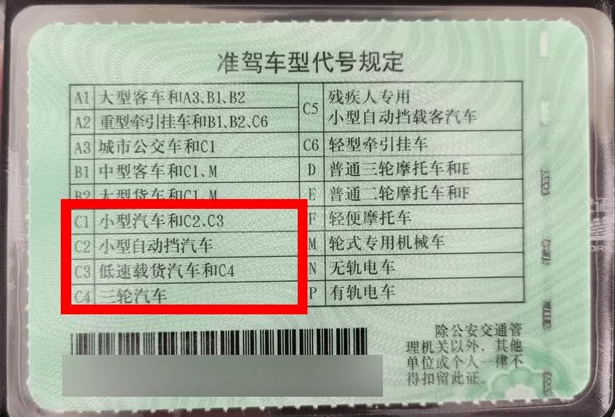 C1驾驶证可以开哪些车？一文看懂！