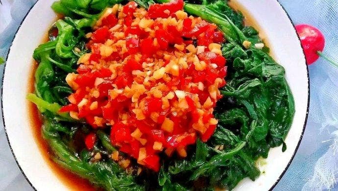 蒜蓉茼蒿菜