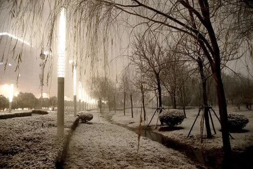 郑州出现大暴雪