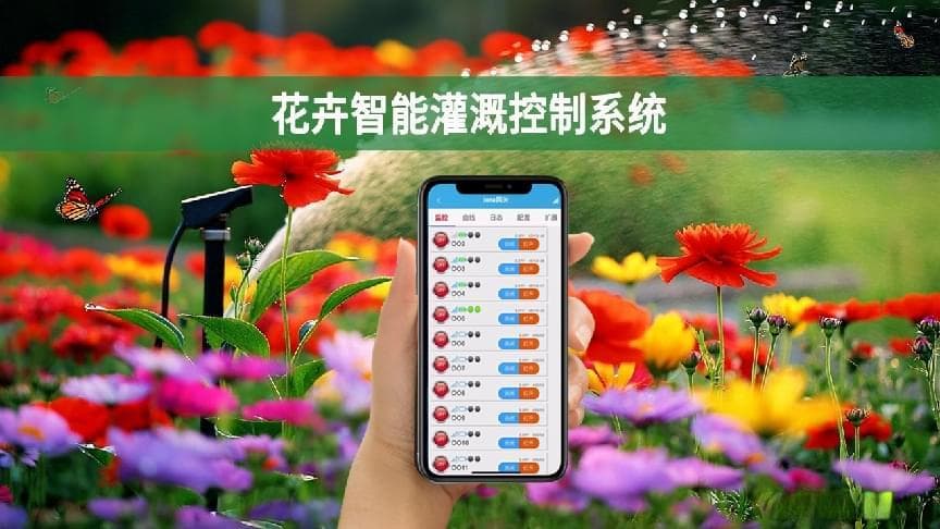 花卉智能灌溉控制系统，提高灌溉效率