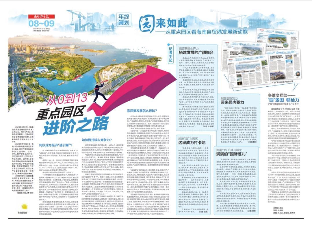 从0到13，海南自贸港重点园区的进阶之路