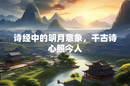 诗经中的明月意象，千古诗心照今人