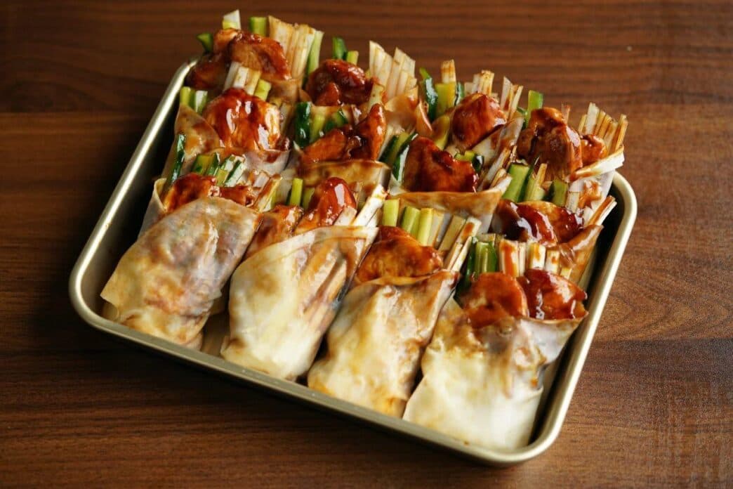 鸡胸肉北京烤鸭卷：健康低卡食谱