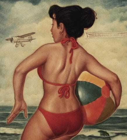 夏日海滩风情：生活与美的赞歌