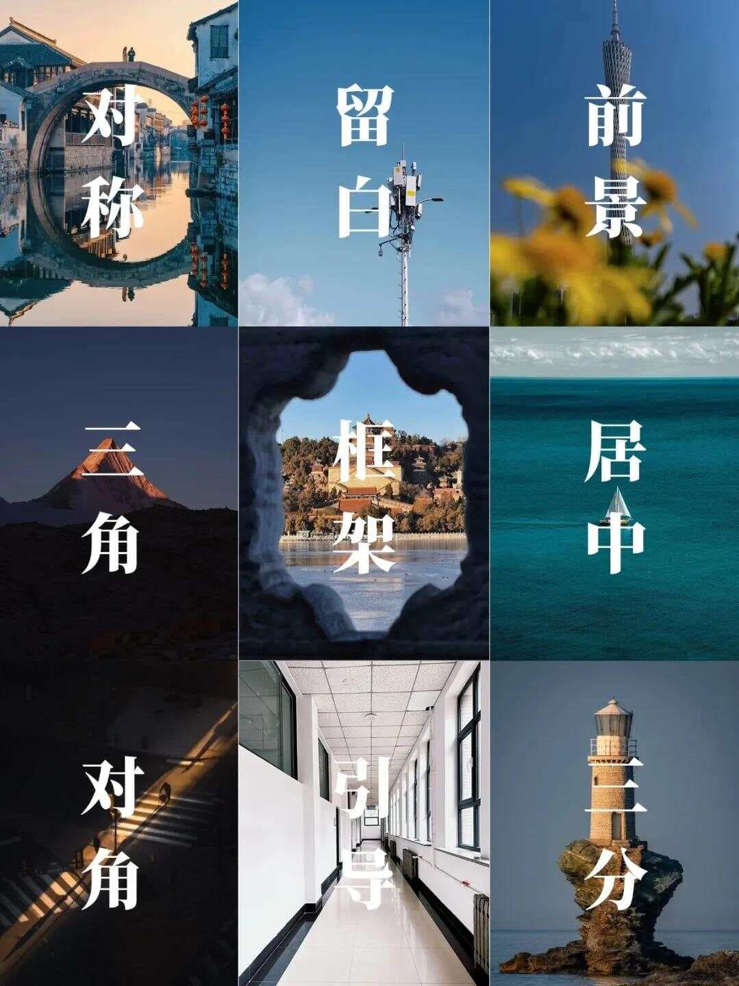 摄影构图全攻略：九种实用技巧助你拍出大片