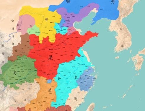 五代十国版图揭秘：疆域范围与地区分布
