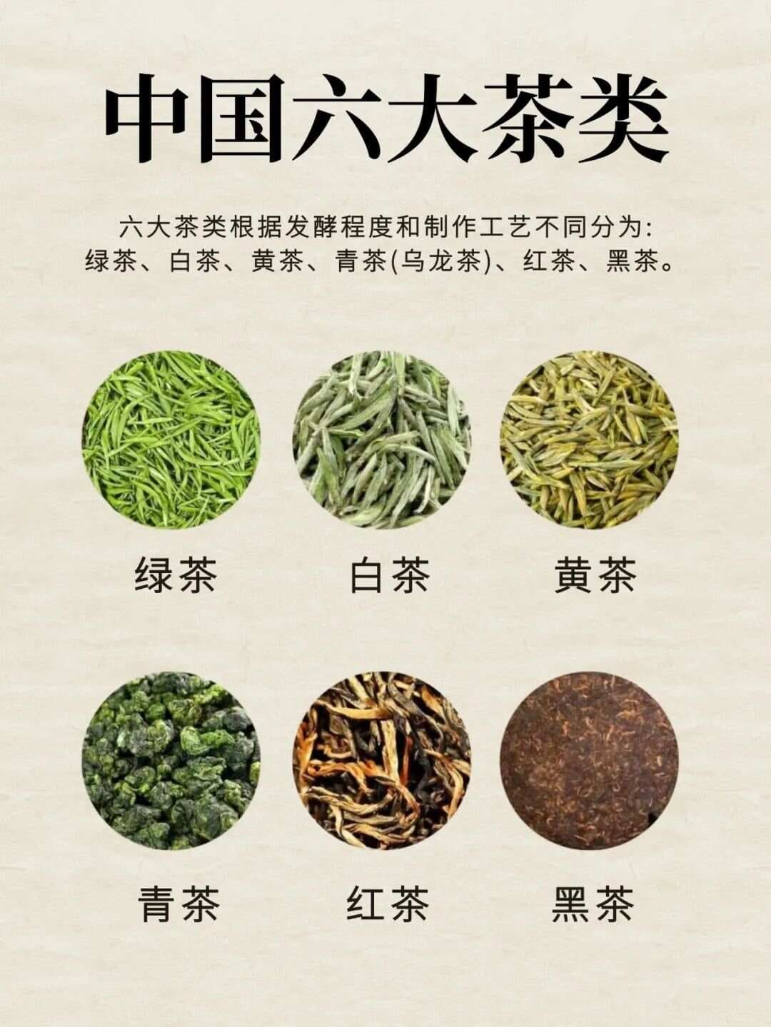 中国六大茶类代表名茶，看完就懂了