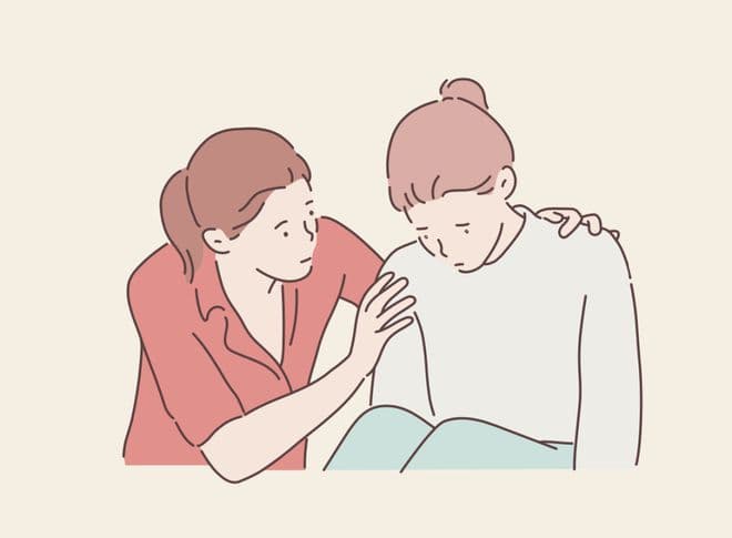 当青少年面临情绪问题时，家长要学会共情