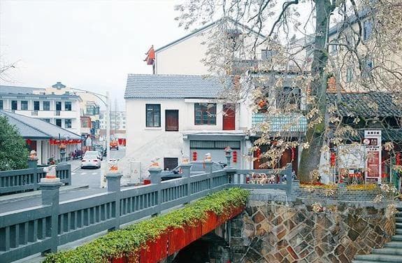 探村浙江金华仙桥古村，老街历史悠久，赤松古韵留香