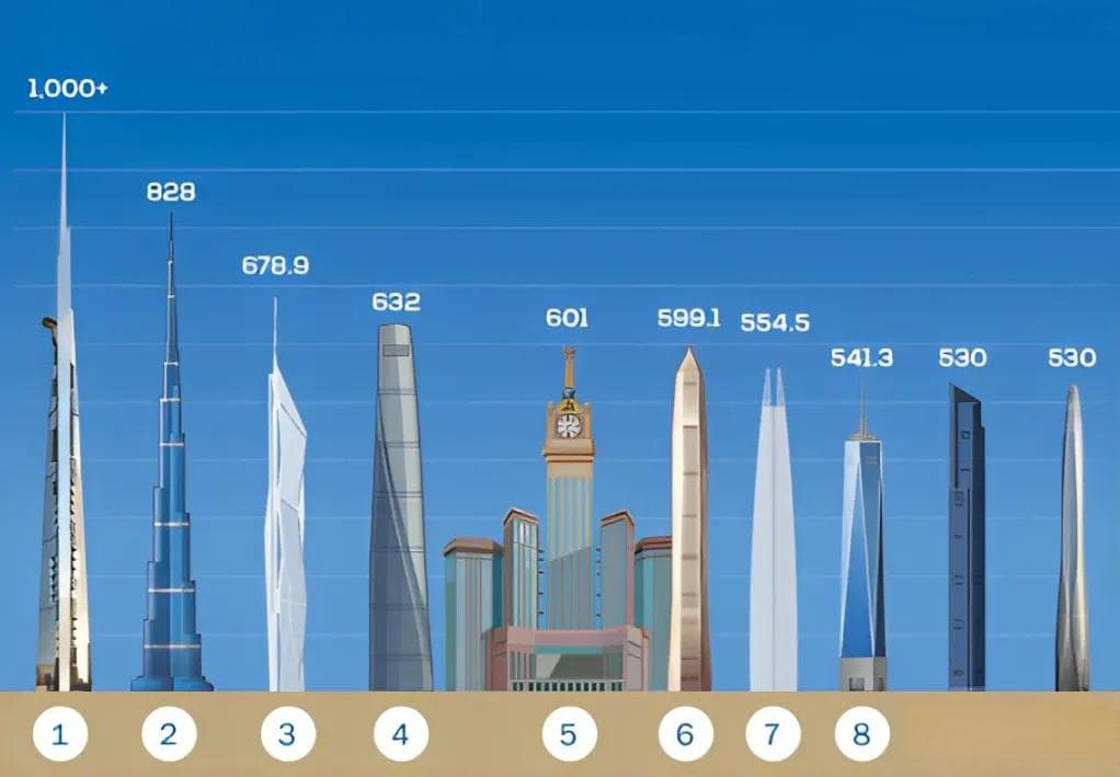 耗资19.2亿美金，沙特吉达塔2028年冲击全球第一高楼