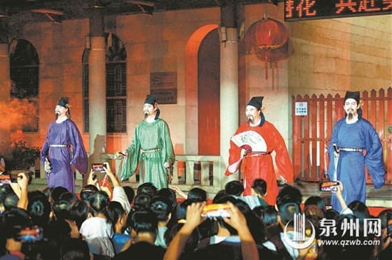 泉州版“四相簪花会”拉满宋风古韵