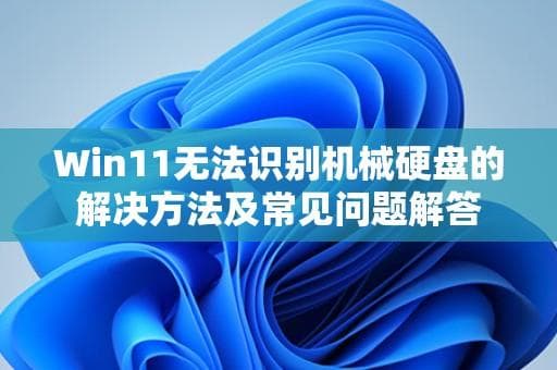 Win11无法识别机械硬盘的解决方法及常见问题解答