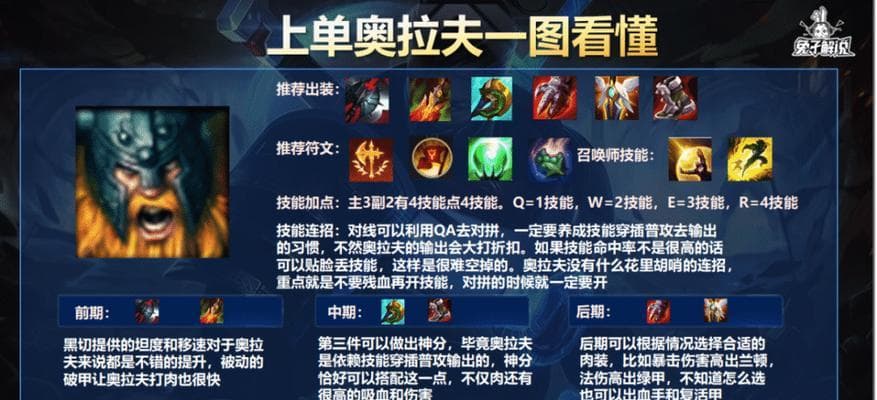 全面攻略：新版本诺手的最佳出装和符文搭配！