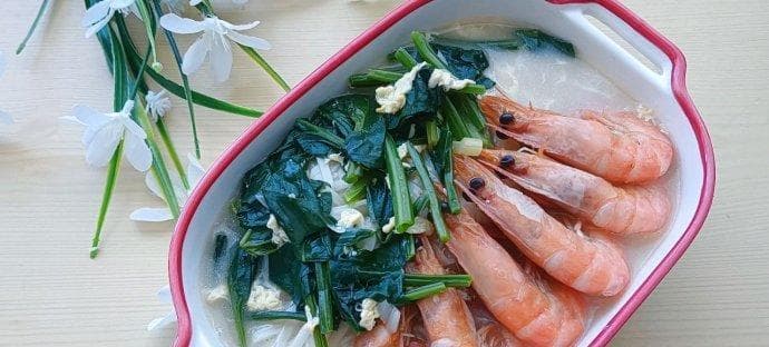 虾仁鸡蛋面线：一道简单易学的健康美味