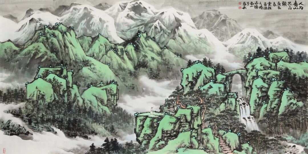 山水画的"骨法用笔"及其应用