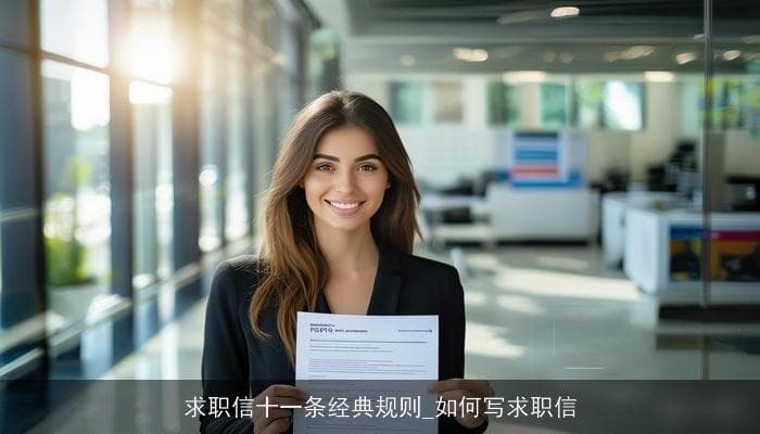 求职信十一条经典规则：如何写一封优秀的求职信