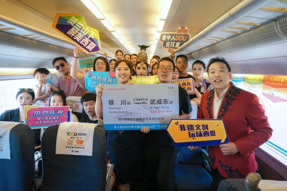 银川至武威通动车了！由6个小时缩短至4个小时