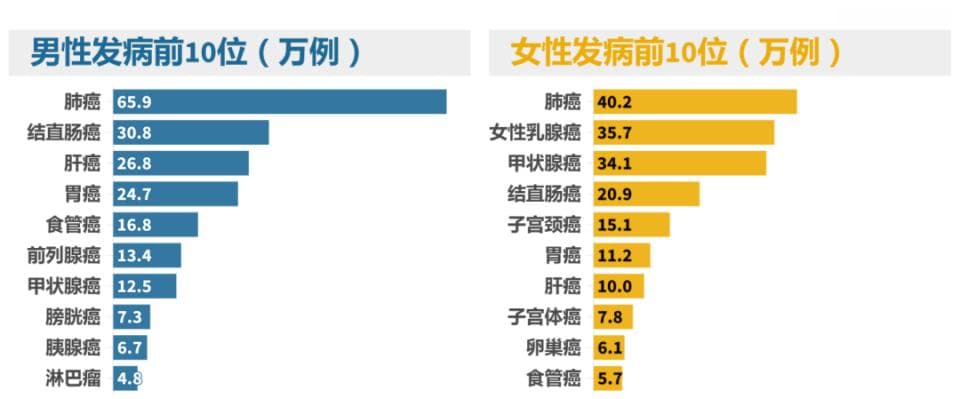 重磅 | 中国癌症中心发布恶性肿瘤流行数据，年新发482万，死亡257万