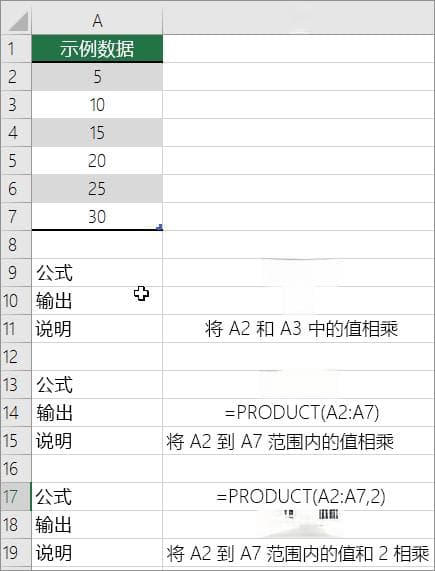 Excel中乘法和除法运算的多种方法