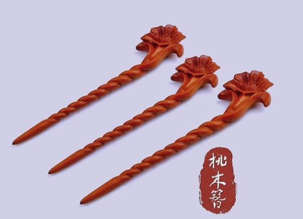 桃木簪子古时被认为可以辟邪