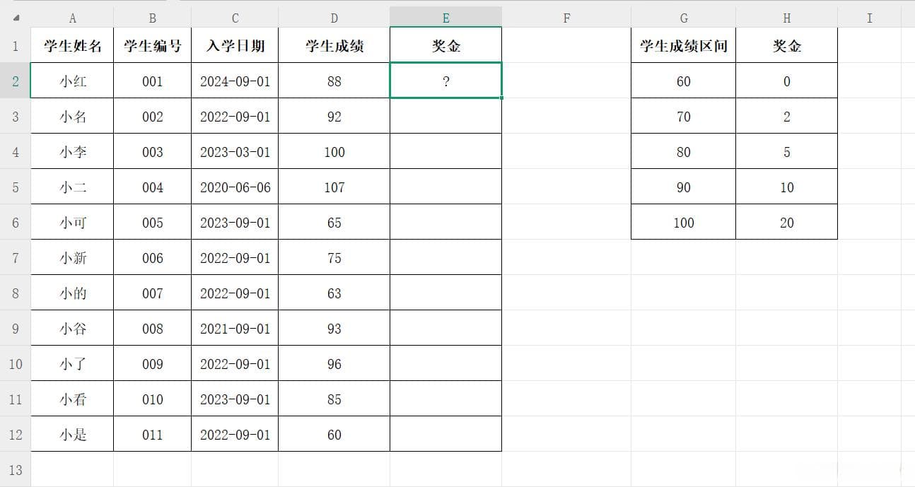 Excel VLOOKUP函数详解：精确查询、模糊查询、反向查询和多列查询