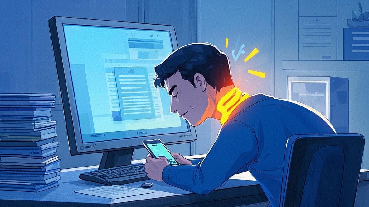 伏案族必看！颈椎腰椎病“步步紧逼”，教你强势防御