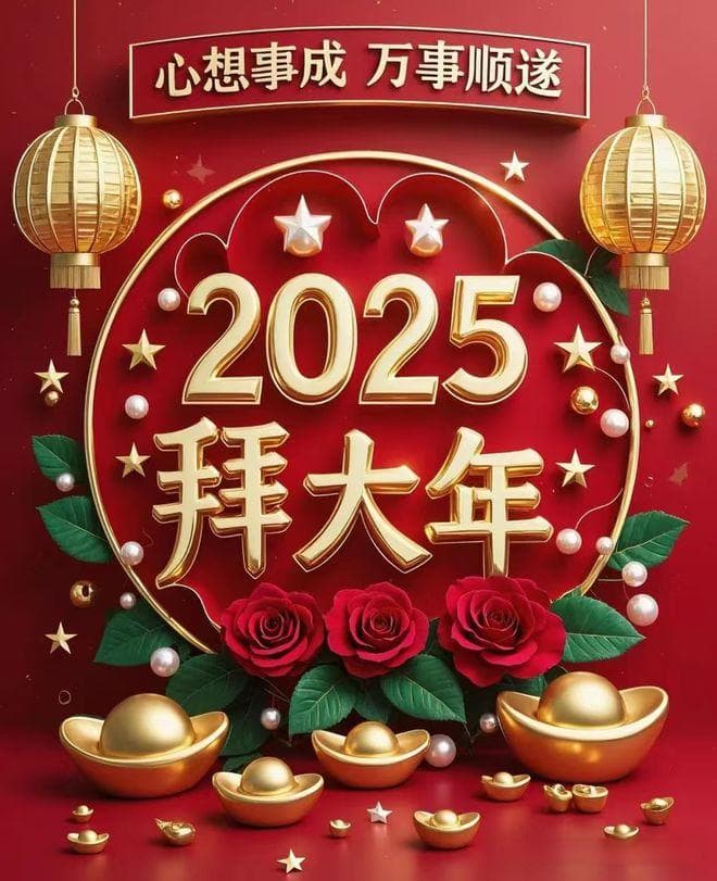 正月初二！清晨早安问候祝福语精选，连连的问候，浓浓的问候！祝福满满，福气满满！