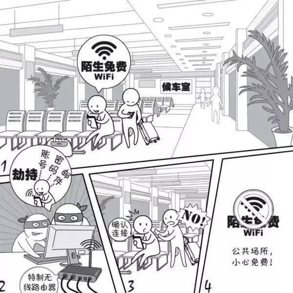 免费WiFi别乱“蹭” ，小心泄露个人隐私