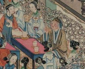 红楼梦中贾府的餐桌礼仪是什么样的？书中是如何描写的