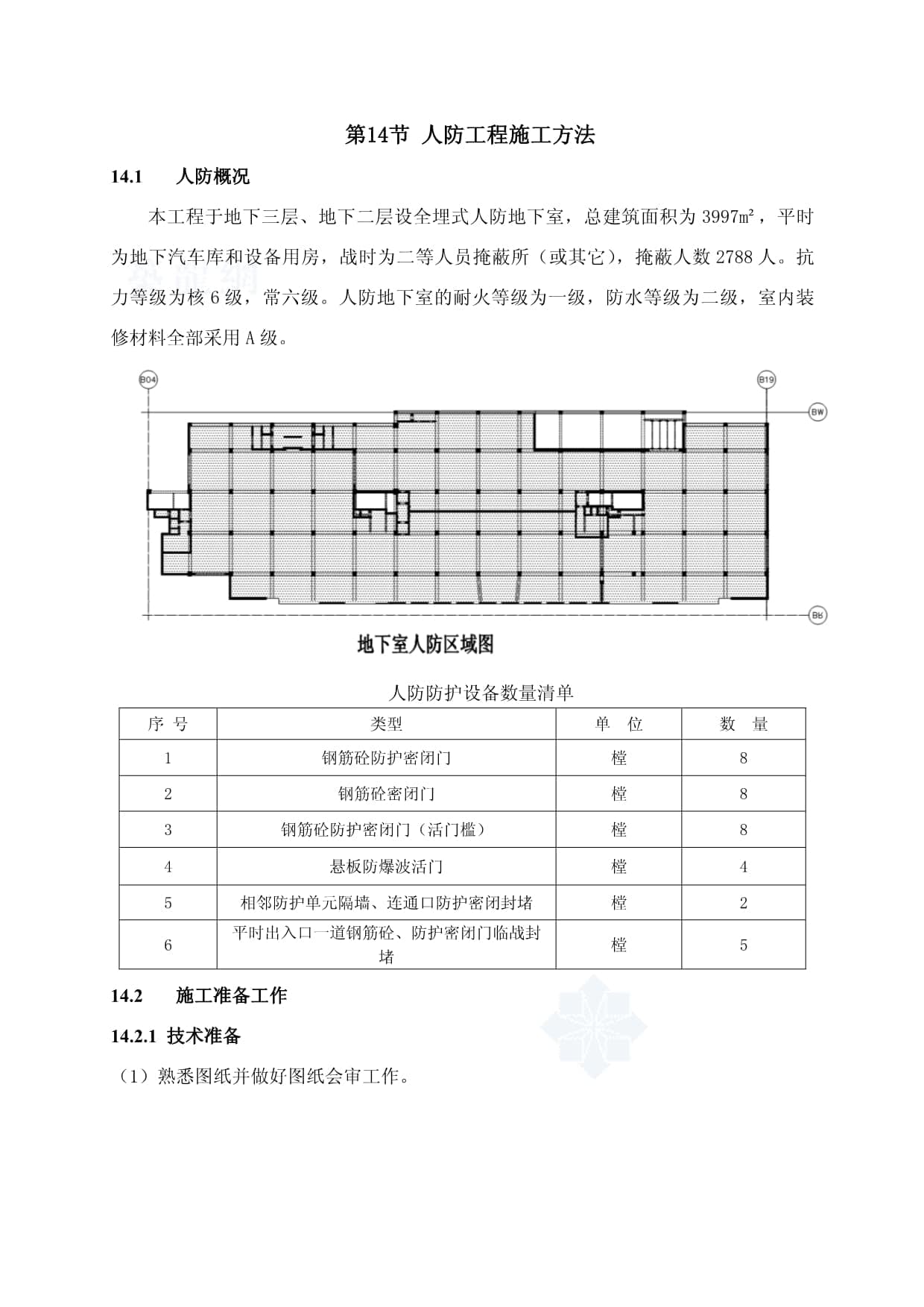 人防工程施工方法详解