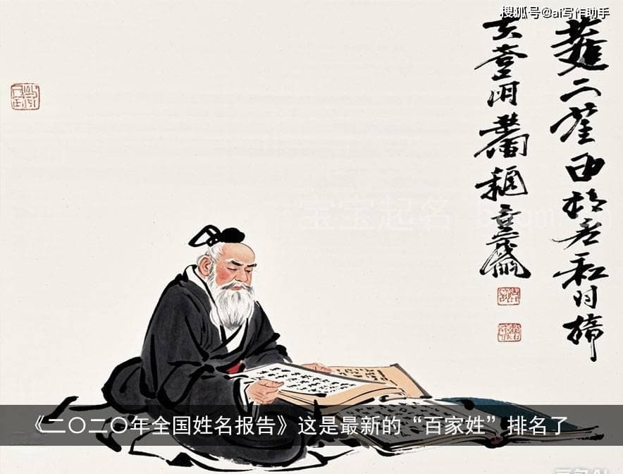 《二〇二〇年全国姓名报告》这是最新的“百家姓”排名了