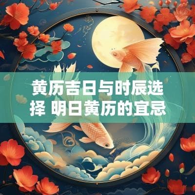 黄历吉日与时辰选择：明日黄历的宜忌和吉时时辰和时间